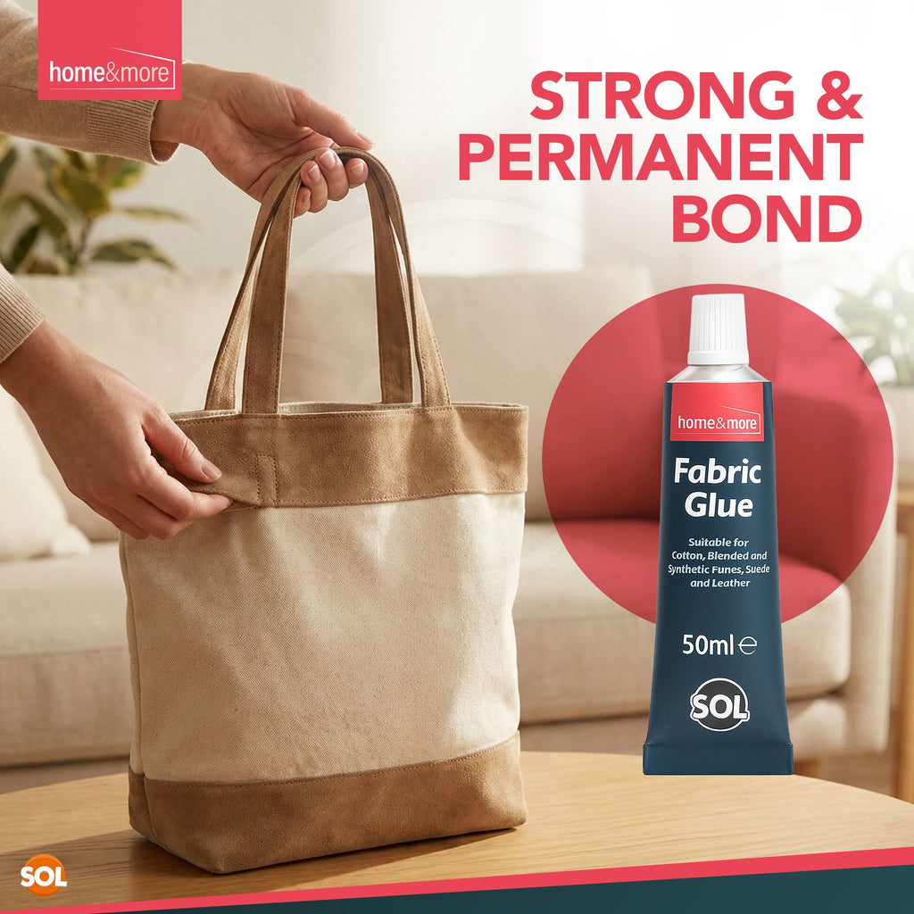 Fabric Glue 50ml | Washable Repair Adhesive for Sewing