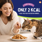 6-12pk Cat Pillow Chews Cheese Crunchy Cat Treats 125g Training Bulk Snack