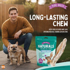 Pure Breed Rabbit Ears with Fur for Dogs – 300g (6 × 50g Bags) 100% Natural Air-Dried Chews Long-Lasting Snacks Grain-Free Single Ingredient Low Calories Rabbits Ears with Fur For Dogs Happy Pooch
