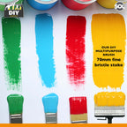Bulk Fence Paint Brushes | Block Set Decking Shed Masonry | 96 Pack