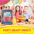 1-6pk Fruit Flavour Twisted Marshmallows Mini Mallows Bulk Party Sweets Candy