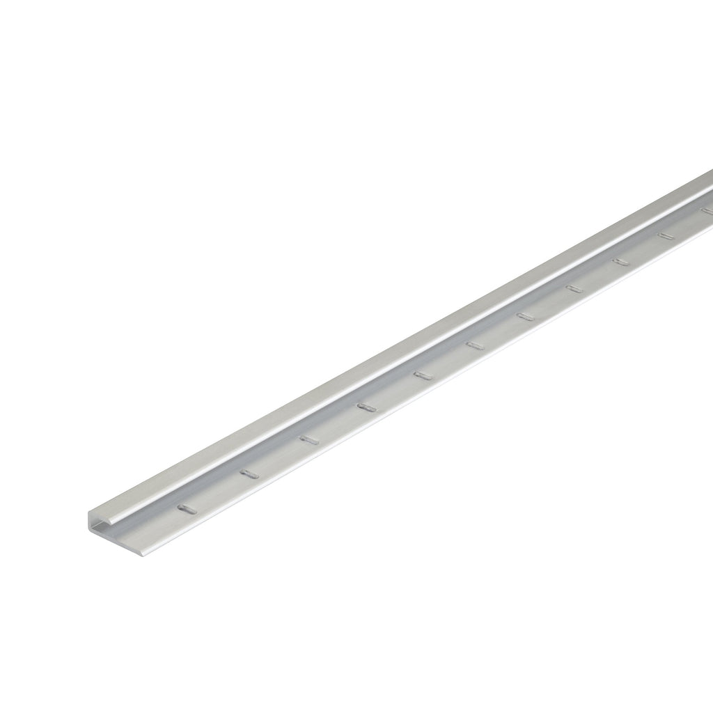 Aluminum Satin Clear Moulding Cap w/Nails