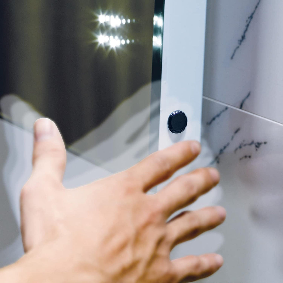 Averra Infrared Sensor LED Illuminated Bathroom Mirror with Demister