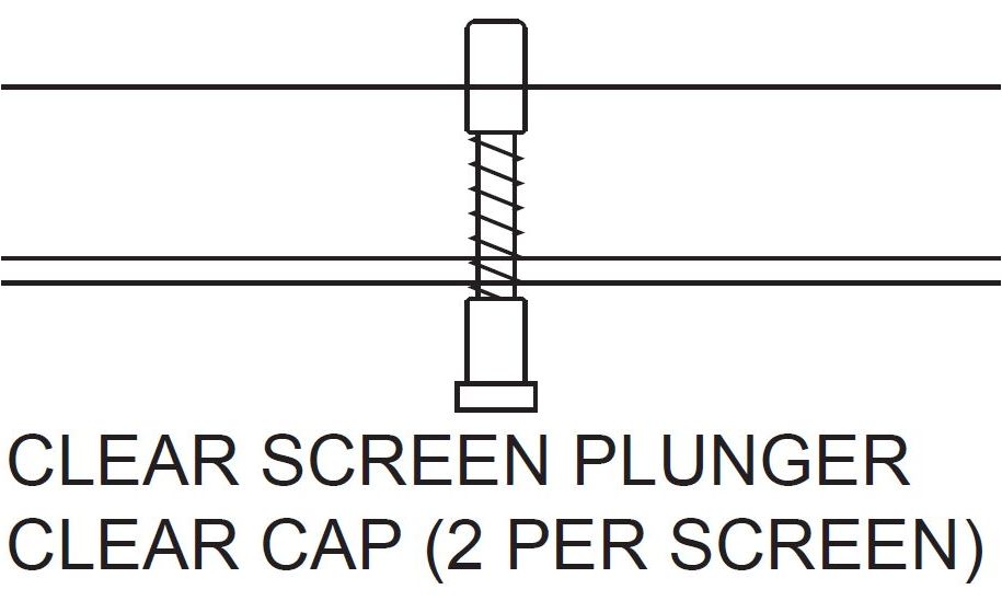 703 - Replacement H3 Screen Plunger & Cap Kit -Discontinued - see description for replacement option