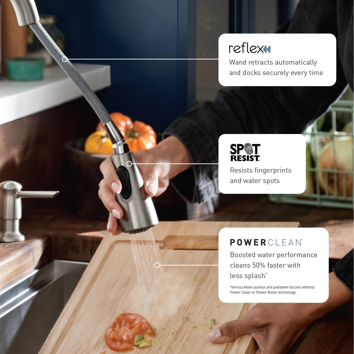 Open Box - Moen 7260EWSRS - Kitchen Faucet
