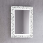 Solstice Touch Sensor LED Illuminated Mirror with Demister Pad - 500mm x 700mm