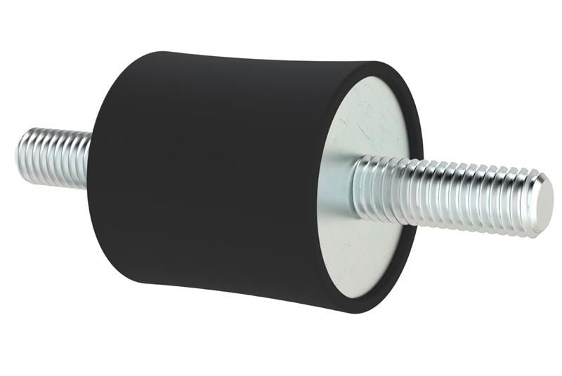 TSEC710-303055 M8 Anti-Vibration Rubber Mount – 30mm x 30mm Bobbin Mount (55 Shore)
