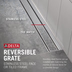 Open Box - Delta DT0732413-CZ - Shower Drain Parts Bath and Shower Parts