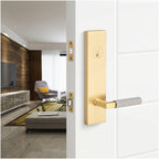 Open Box - Sure-Loc LV307 SB-GRIP SKN SB - Door Lever Combo Packs Door Hardware