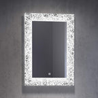 Solstice Touch Sensor LED Illuminated Mirror with Demister Pad - 500mm x 700mm