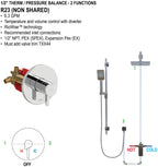 Open Box - Riobel TMMRD44JC - Valve Trim Only Showers
