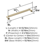 Open Box - Amerock BP37650BBZ - Pulls Cabinet Hardware