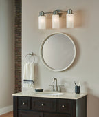 Open Box - Moen CSIDN0763BN 20.96" Wide 3 Vanity Lights from the Iso Collection