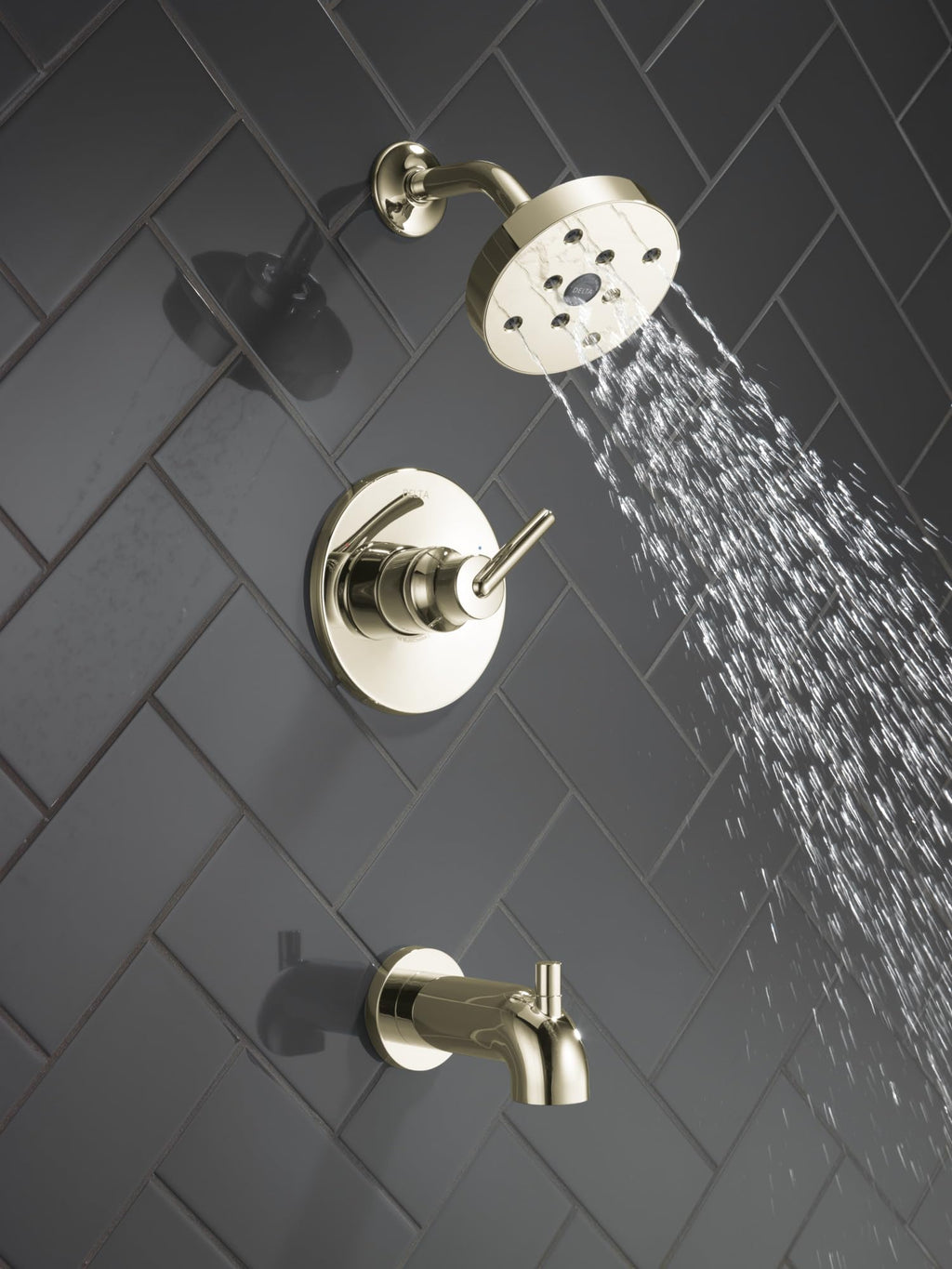 Open Box - Delta T14459-PN - Tub and Shower Showers