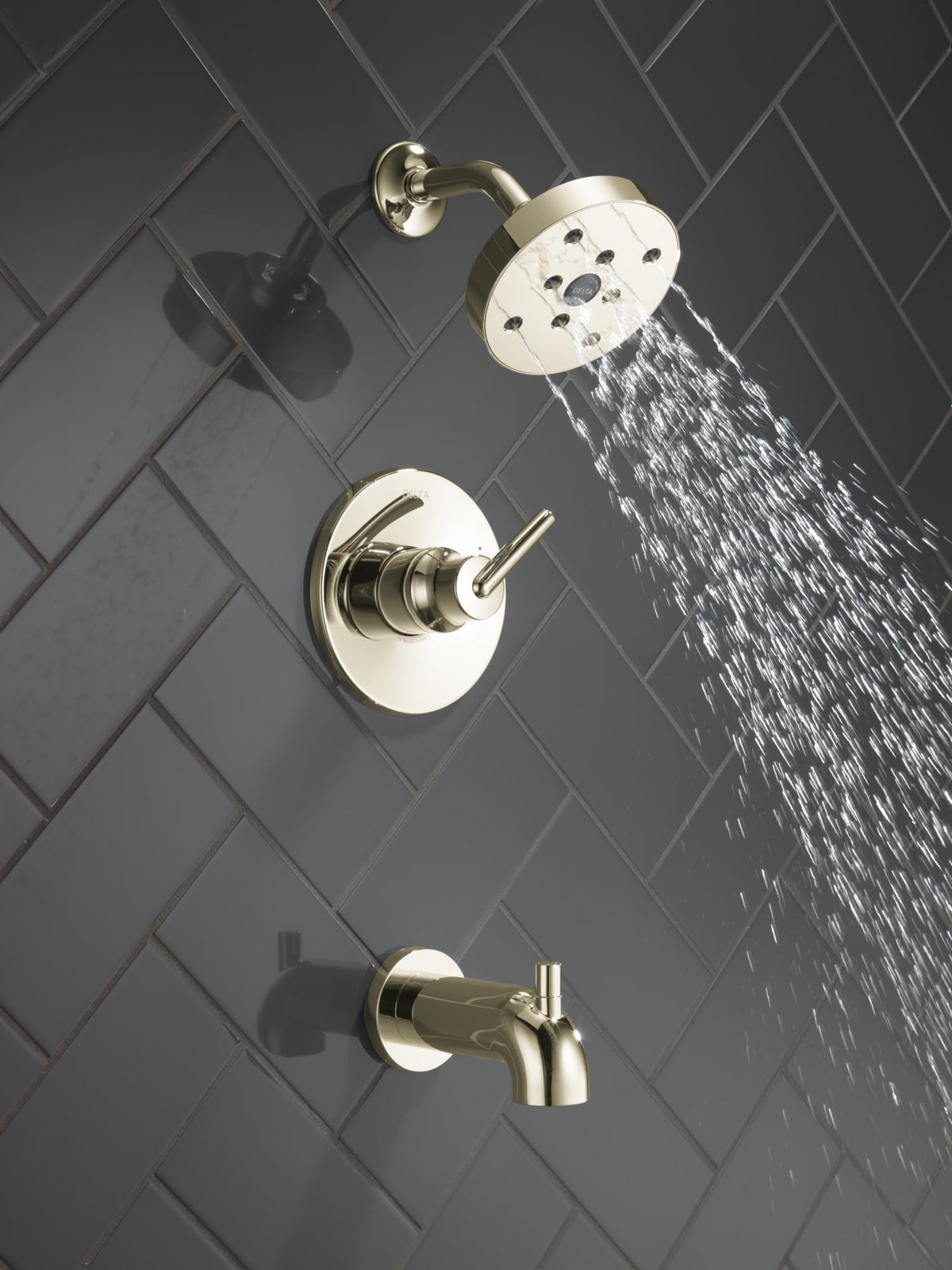 Open Box - Delta T14459-PN - Tub and Shower Showers
