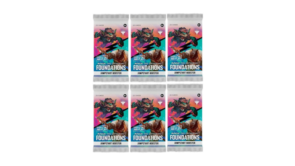 6 Packs MTG Jumpstart Booster Pack Lot MTG Foundations