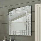 Milan Frameless Designer Non Illumonated Mirror - 600mm x 600mm