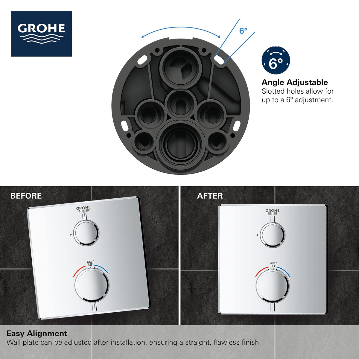Open Box - Grohe 24110A00 - Valve Trim Only Showers