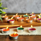 30PCS Scented Tealights Tea Light Candles Bulk 4 Hours Burn Home Scent Wedding