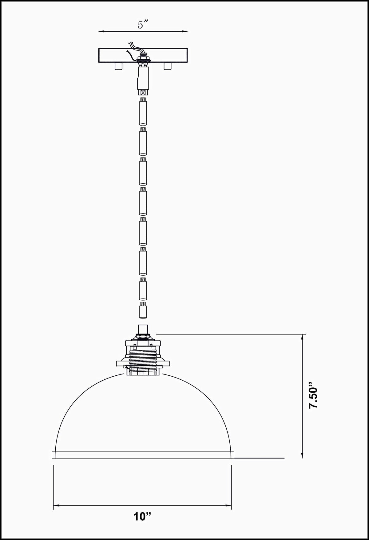 Open Box - Z-Lite 1004P20-MW-RB - Pendants Indoor Lighting