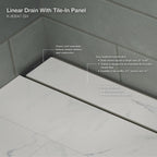 Open Box - Kohler K-80650-SH - Shower Drains Shower Accessories
