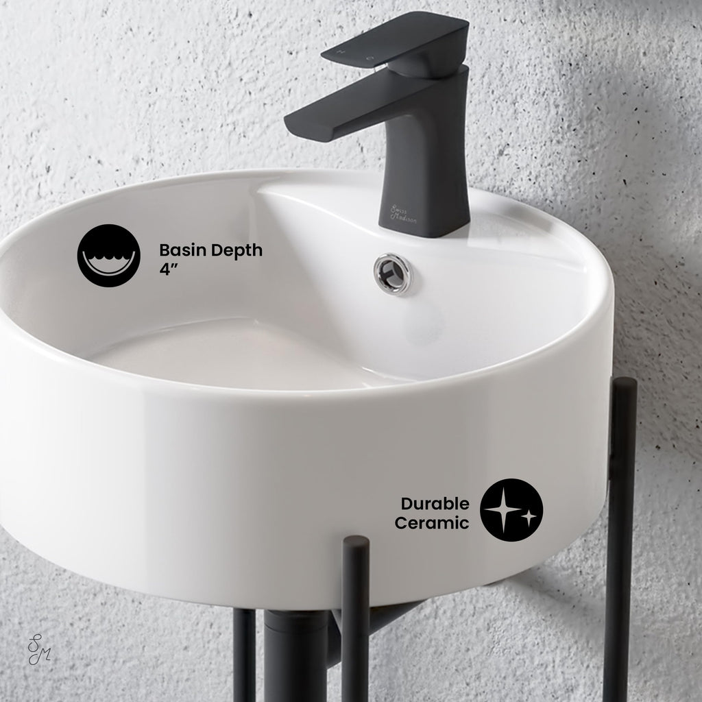 Open Box - Swiss Madison SM-CS800MB - Lavatory Sink Fixture