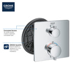 Open Box - Grohe 24110A00 - Valve Trim Only Showers