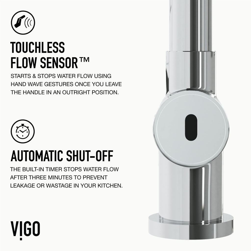Open Box - Vigo VG02008MBS - Kitchen Faucet