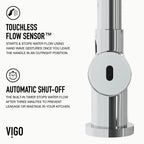 Open Box - Vigo VG02008MBS - Kitchen Faucet