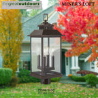 Open Box - The Great Outdoors 72596-143C - Post Lights Outdoor Lighting