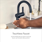 Open Box - Moen 6221EWBL - Bathroom Sink Faucets Faucet