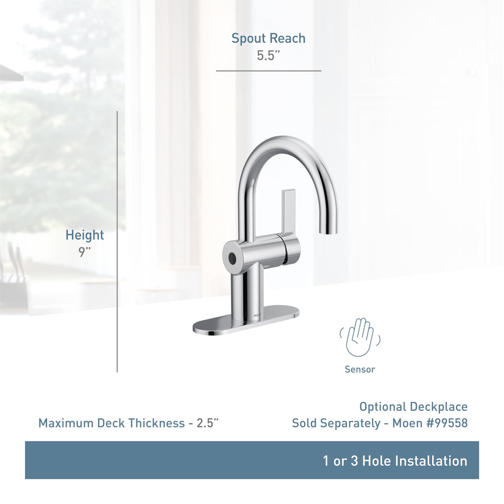 Open Box - Moen 6221EWBL - Bathroom Sink Faucets Faucet