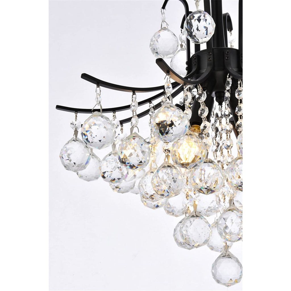 Open Box - Elegant Lighting V8000D16BK/RC - Pendants Indoor Lighting