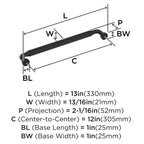 Open Box - Amerock BP37689MB - Pulls Cabinet Hardware