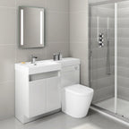 Eclipse LED Illuminated Bathroom Mirror - 500mm x 700mm