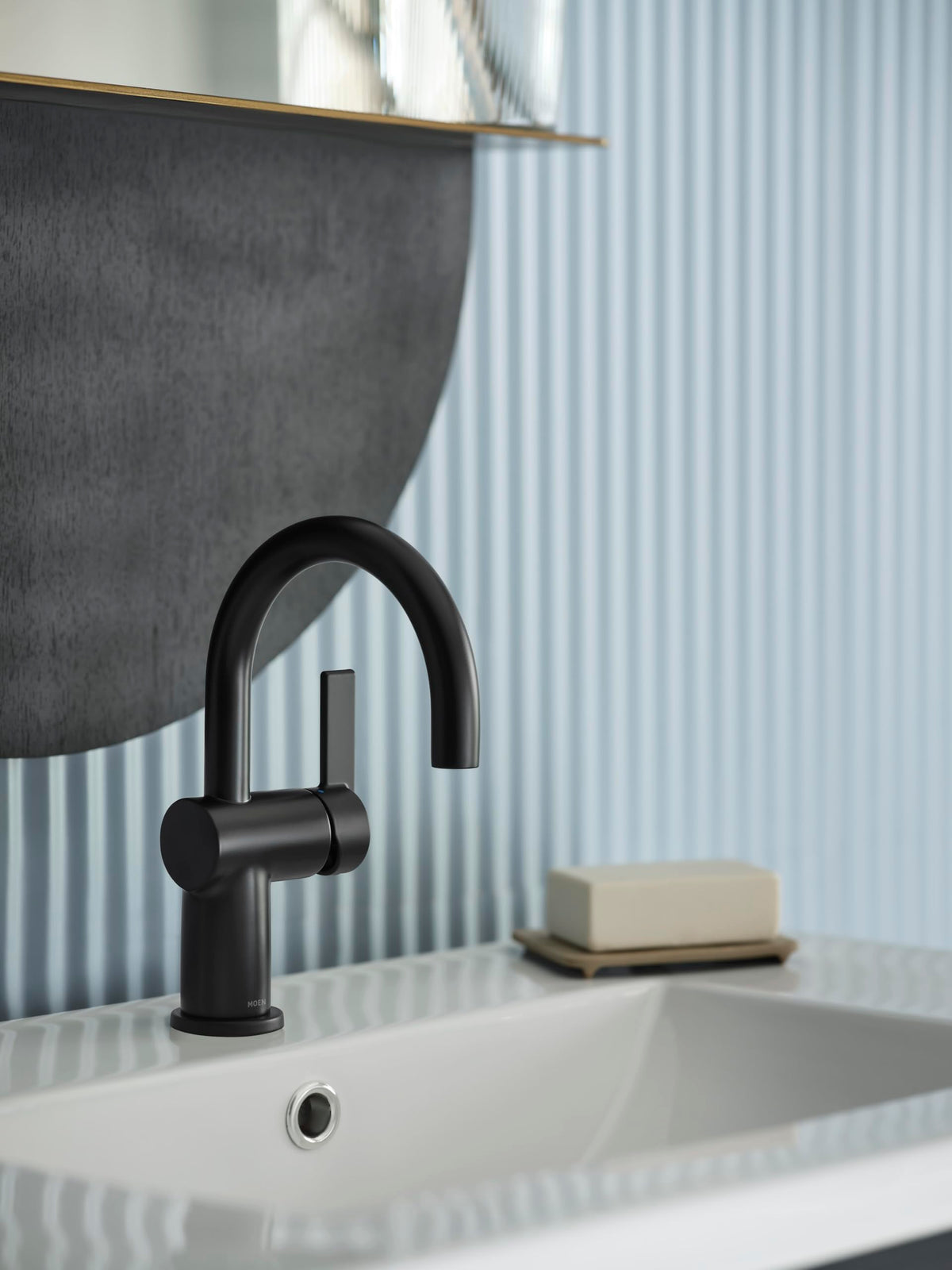 Open Box - Moen 6221EWBL - Bathroom Sink Faucets Faucet
