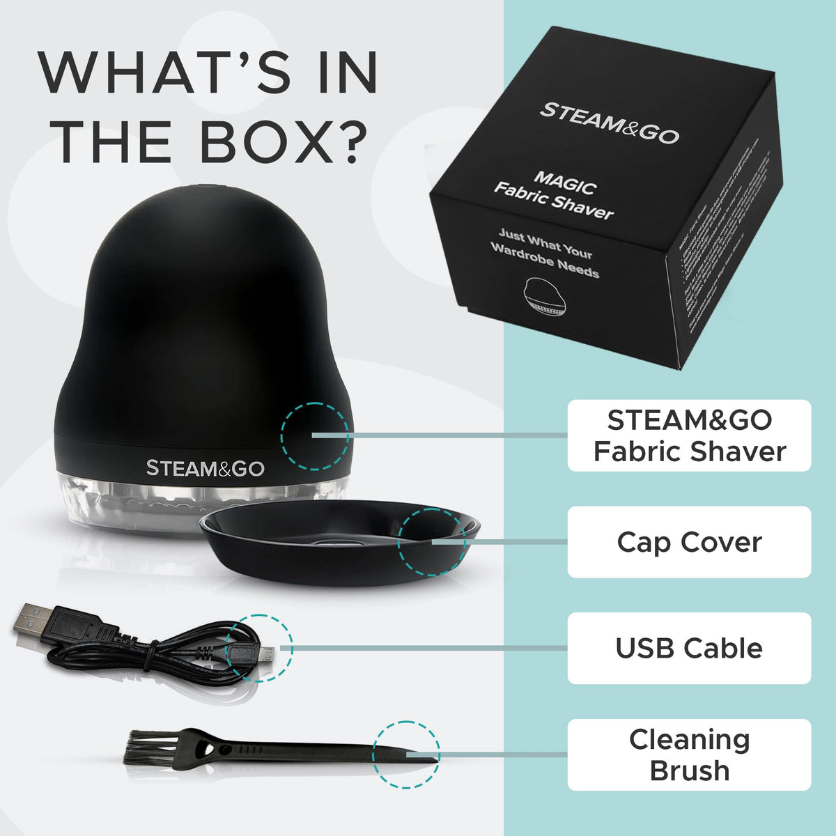Steam And Go Lint Remover, 220v, Compact Design