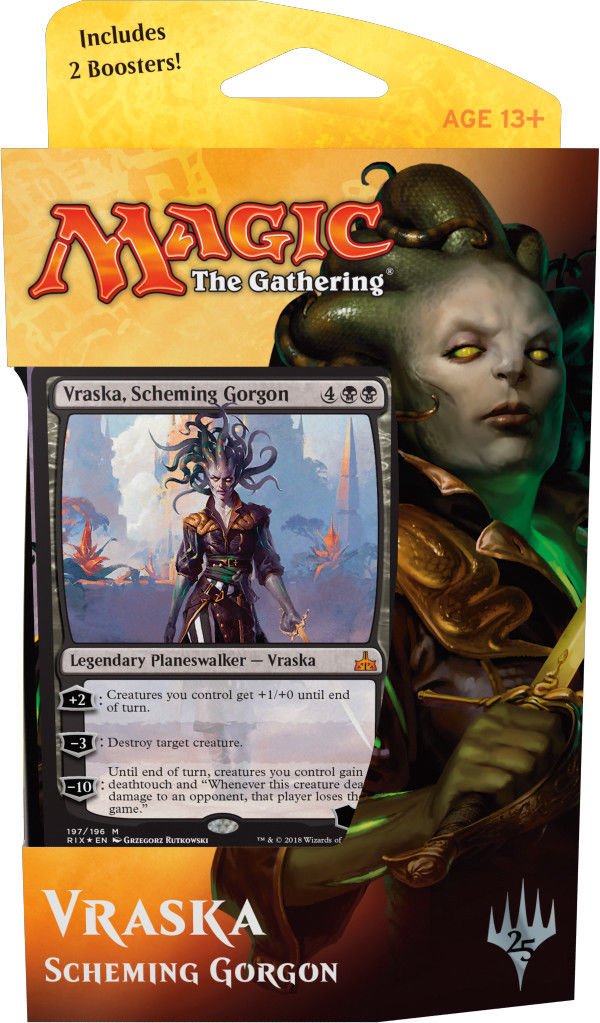 MtG Rivals of Ixalan Vraska Scheming Gorgon Planeswalker Deck