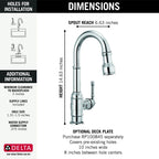 Open Box - Delta 9990-BL-DST - Bar Faucet