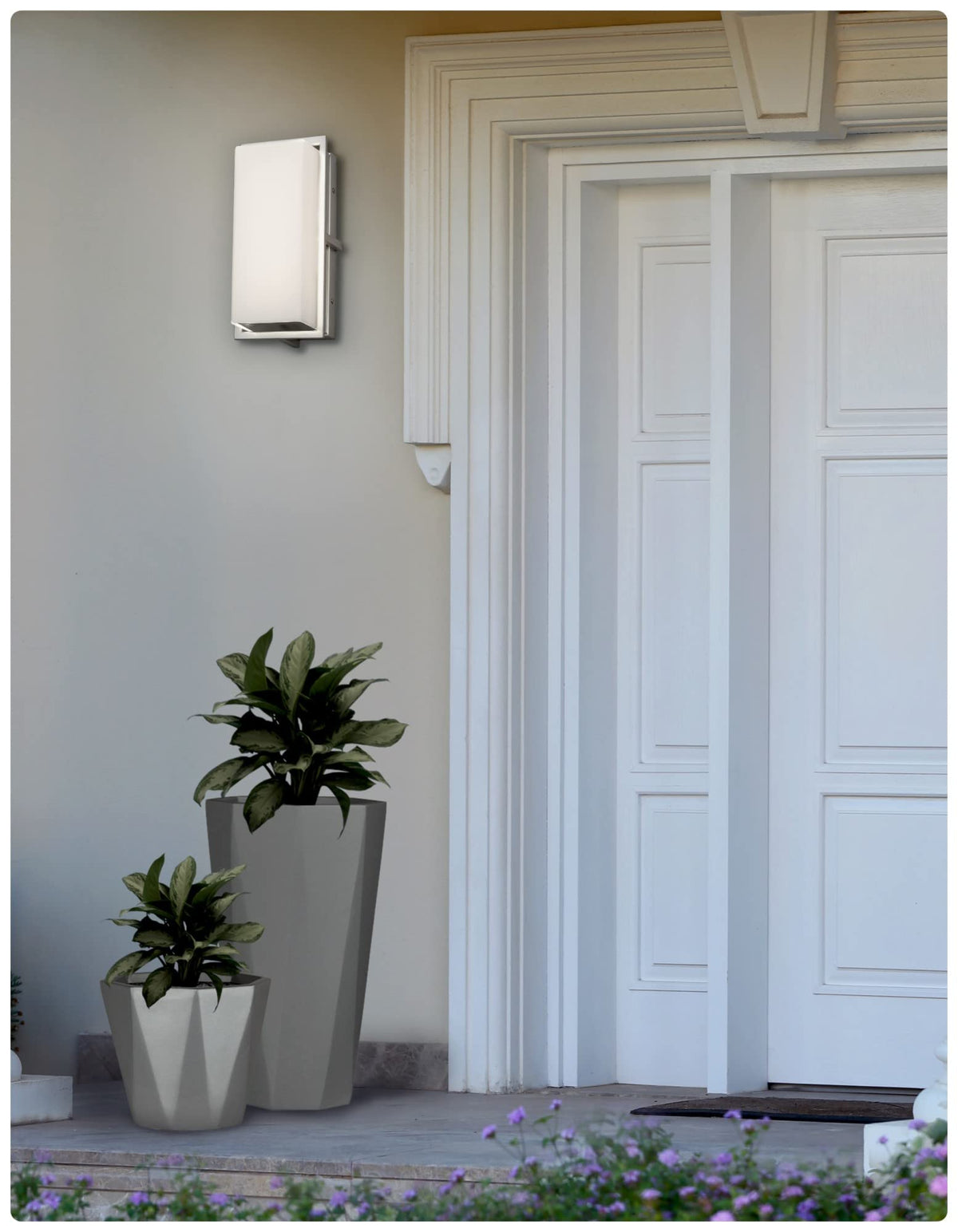 Open Box - Justice Design Group FSN-7562W-MROR-DBRZ - Wall Sconces Outdoor Lighting