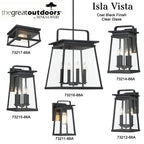 Open Box - The Great Outdoors 73217-66A - Ceiling Fixtures Outdoor Lighting