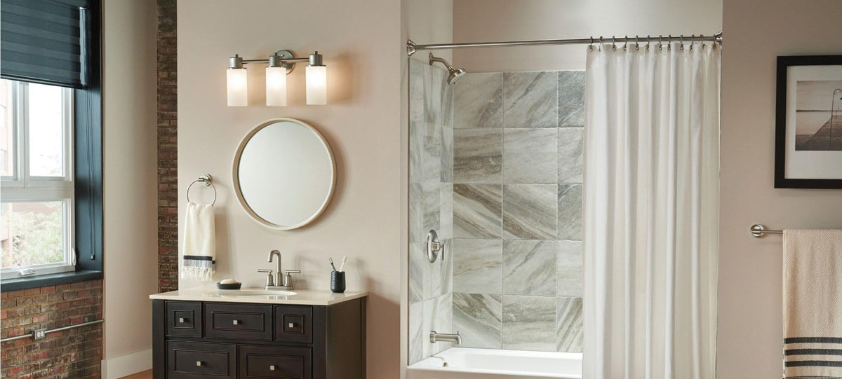 Open Box - Moen CSIDN0763BN 20.96" Wide 3 Vanity Lights from the Iso Collection