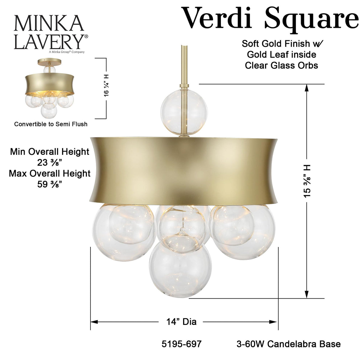 Open Box - Minka Lavery 5195-697 - Pendants Indoor Lighting