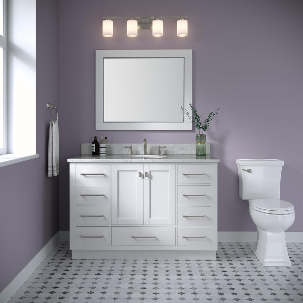 Open Box - Millennium Lighting 3184-SN Durham 4 Light Bathroom Vanity Light