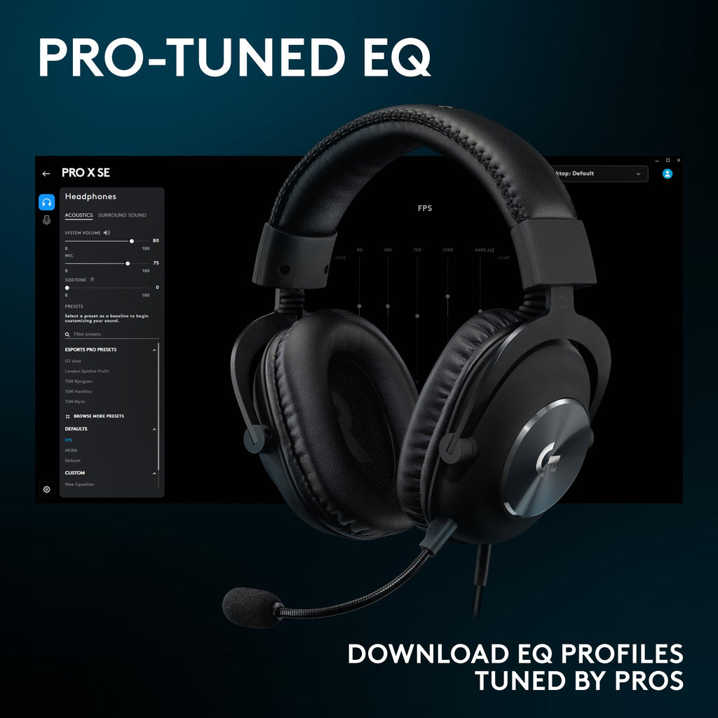 Refurbished - HEADSET-PRO X SE Wired Gaming Headset-BLACK-USB-N/A-AMR-403-SE