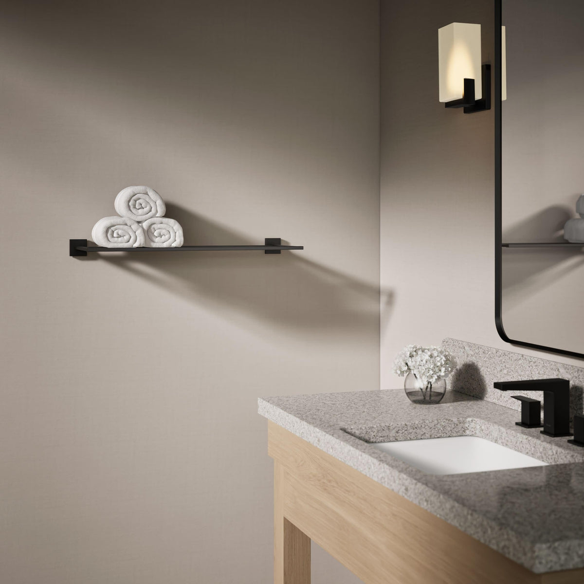 Open Box - Kohler K-23299-BL - Towel Rack Bathroom Hardware