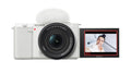 Certified Refurbished - Sony Alpha ZV-E10 APS-C Mirrorless Vlog Camera with 16-50mm Lens White