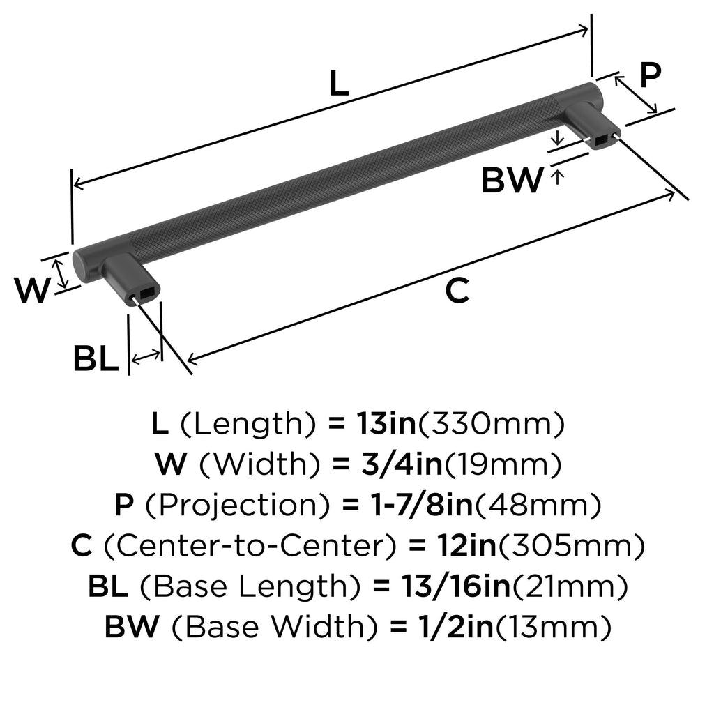 Open Box - Amerock BP54070BBR - Pulls Cabinet Hardware