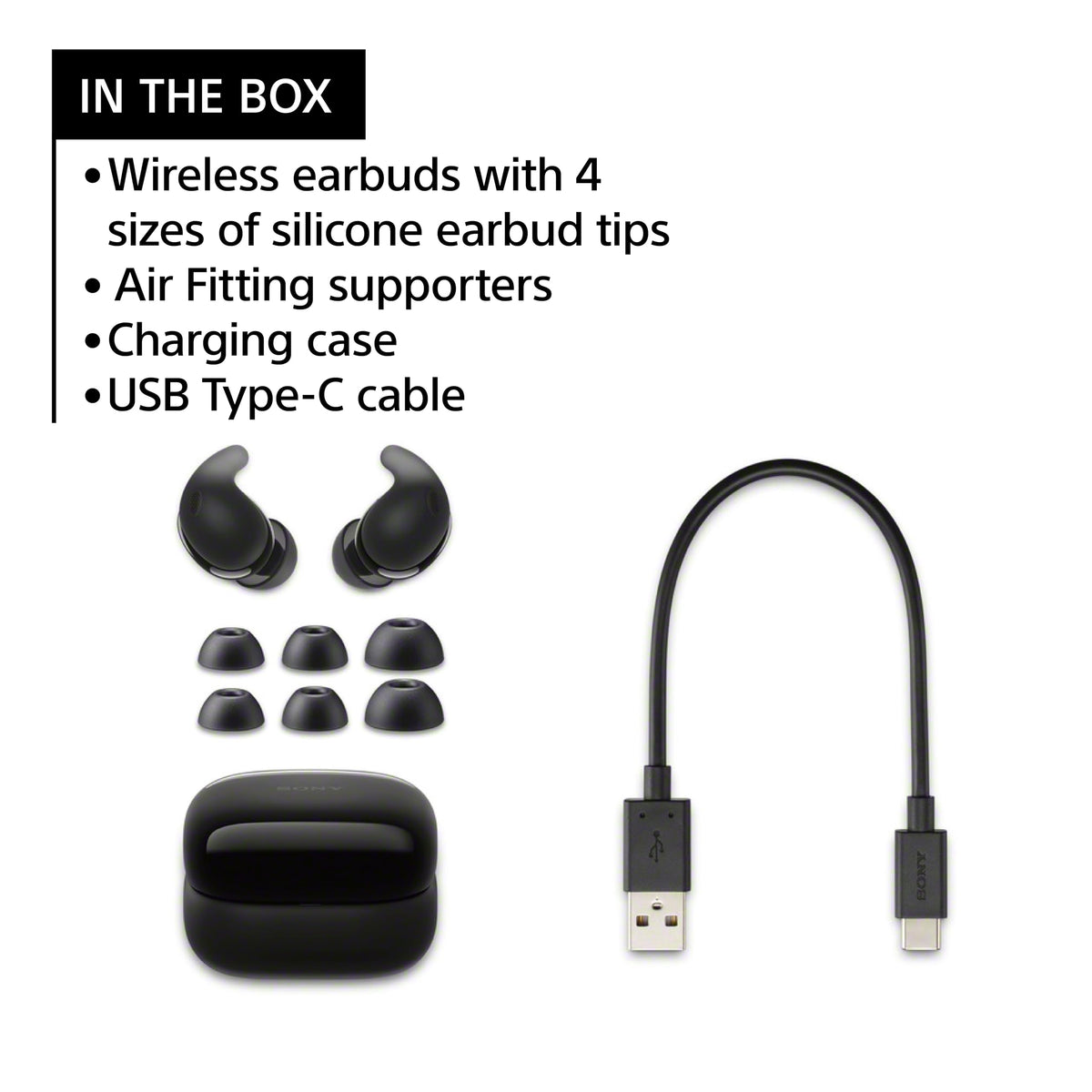 Certified Refurbished - SONY WFLS910N/B Headphones