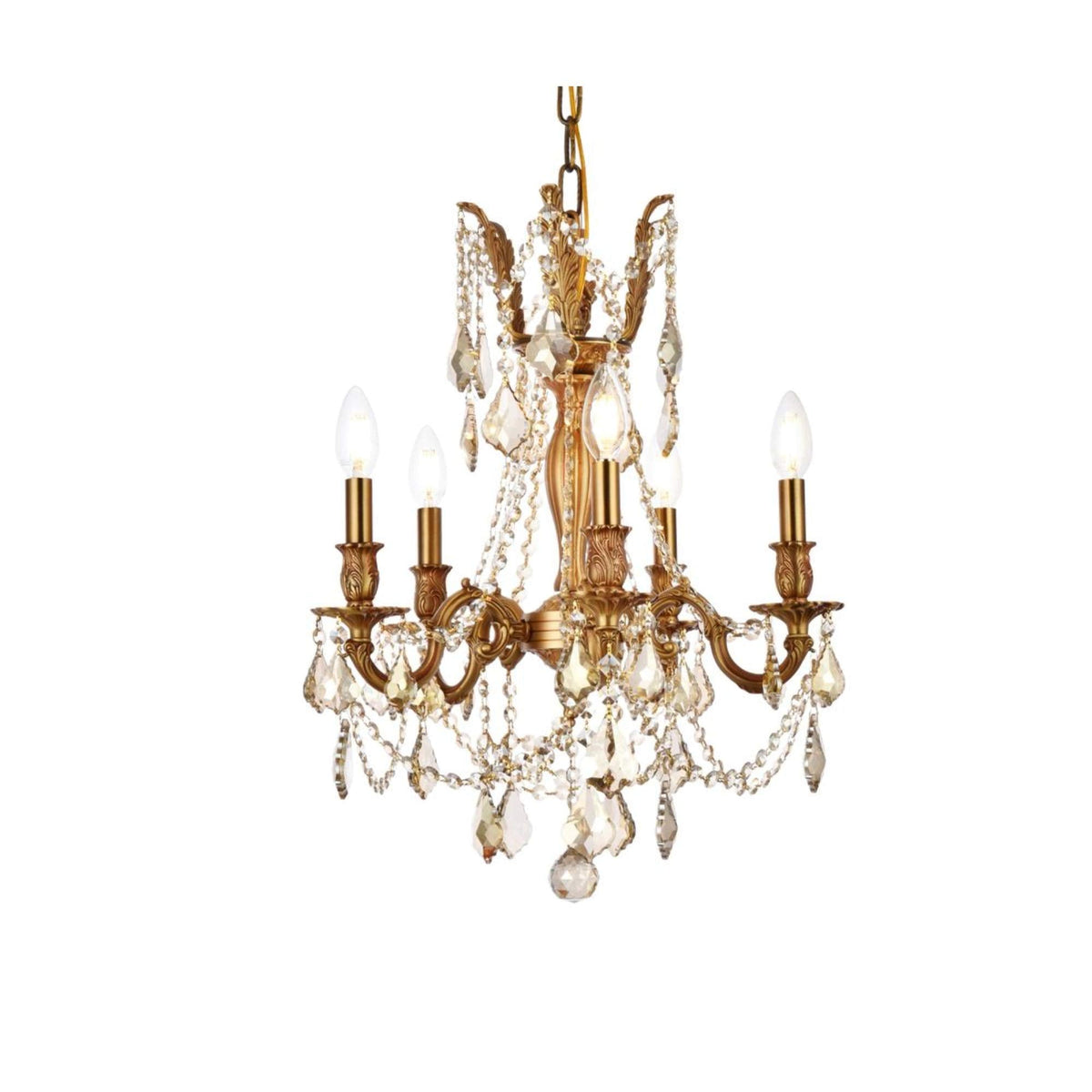 Open Box - Elegant Lighting 9205D18FG-GT/RC - Chandeliers Indoor Lighting